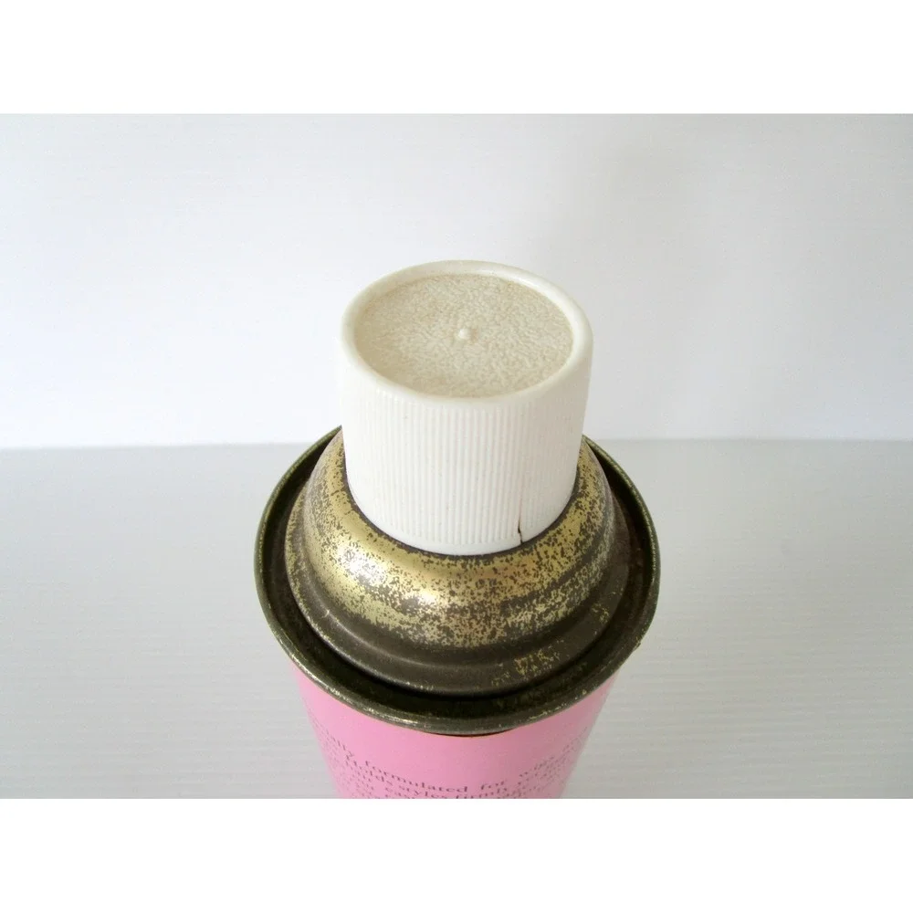 Vintage Vivki's Wig Spray Pink Aerosol Can PROP Nice Graphics FULL NOS